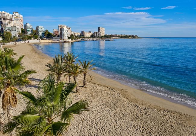 Piso en Alicante - Vivienda con vistas al mar en playa Albufereta Piso en Alicante - Vivienda con vistas al mar en playa Albufereta