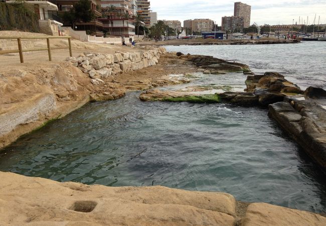 Piso en Alicante - Vivienda con vistas al mar en playa Albufereta Piso en Alicante - Vivienda con vistas al mar en playa Albufereta